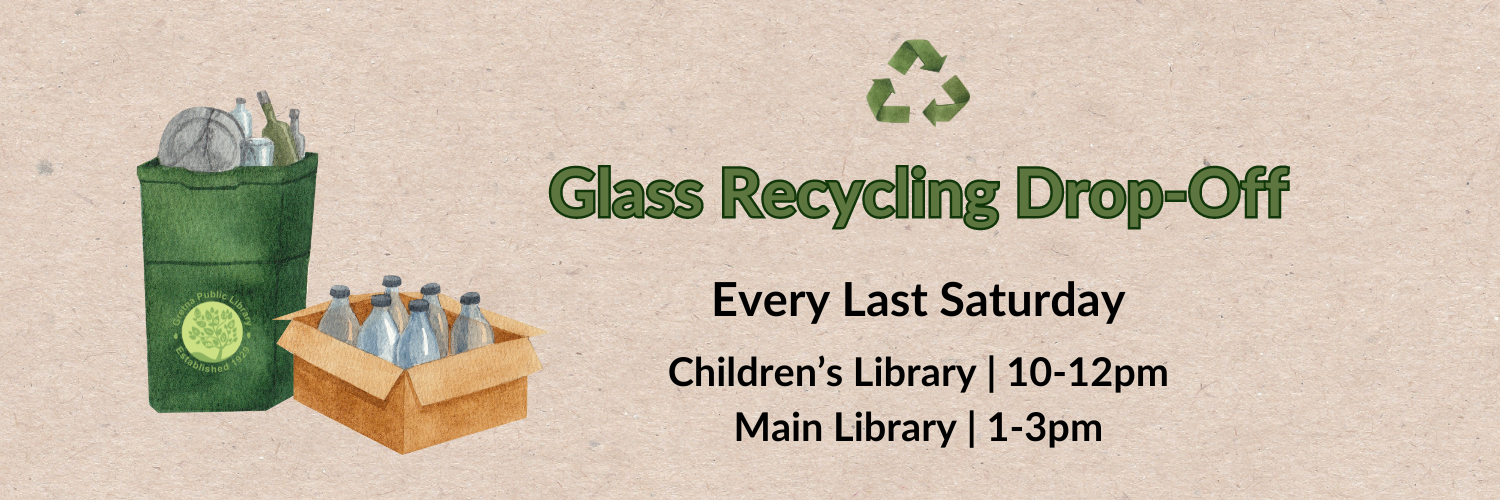 Glass Recycling Gretna Public Library   Glass Recycling Drop Off Landscape 