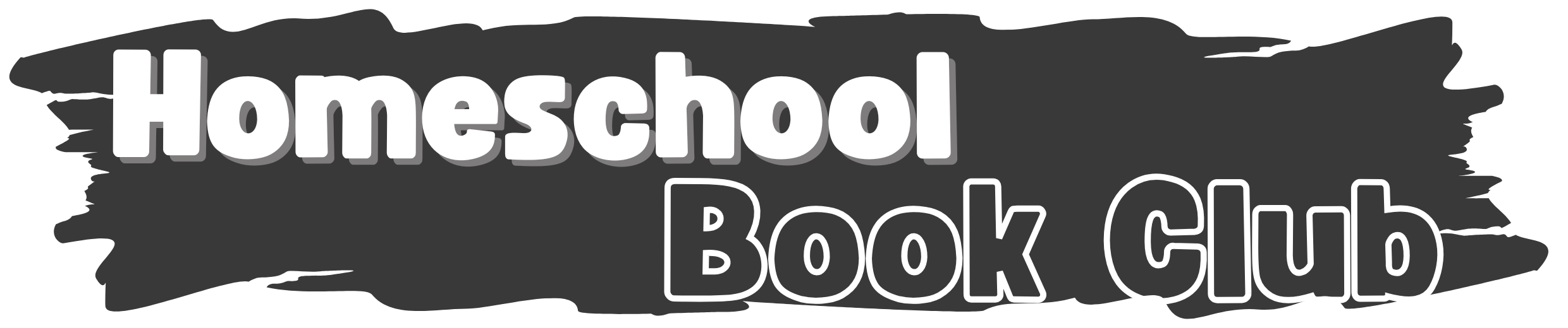 Gretna Public Library's (Nebraska) Fourth to Fifth Grade Book Club thin header image. Black text on top of a blush brush-stroke of color.