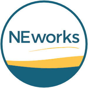 N E Works logo.